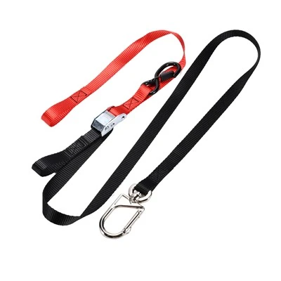 25mm 550kg Neart Sábháilteachta Sábháilteacht Cam Búcla Ceangail Strapaí le Swivel Carabiner do Ghluaisrothar, ATV
