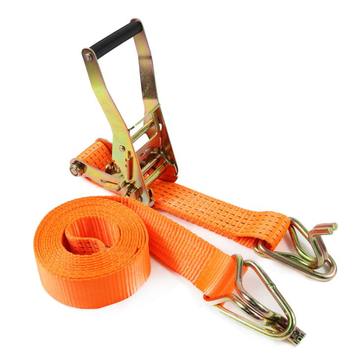 50mm LC 2500dan Ratchet Acmhainn Ceangail Strap Lashing Le Swan Hook