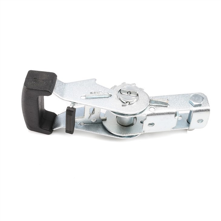 Heavy Duty 27mm White Zinc Rubber-Coated Cargo Tensioner With Rubber Handle