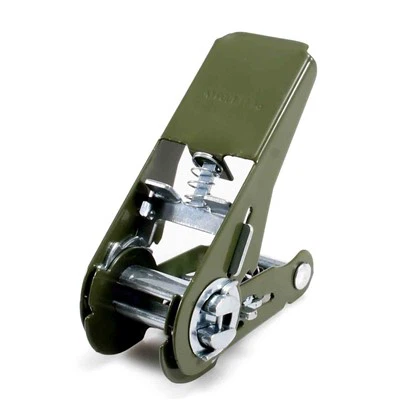 Búcla Ratchet Glas Péinteáilte 25mm Le haghaidh Strap Lashing