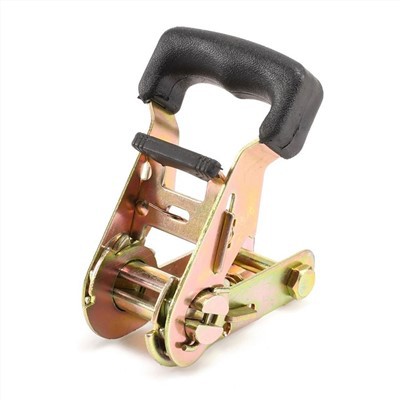 Préimh 27mm 1.5T Neart Briseadh Lasta Crios Lashing Ratchet Buckle Ceangail Síos Strap Le Láimhseáil Rubair
